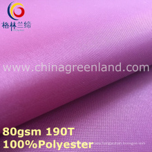 Polyester Taffeta Pongee Plain Fabric for Lining Bag (GLLML296)